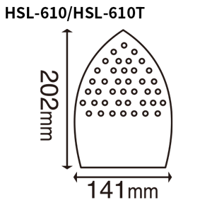 HSL-610/HSL-610Tサイズイメージ